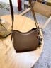 viney牛皮马鞍包包女包新款斜挎包品牌单肩生日礼物送女友老婆 【咖色】高级感实用腋下包 轻奢百搭时尚休闲水桶包 实拍图