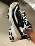 斯凯奇（Skechers）熊猫鞋黑白金休闲运动厚底增高经典复古季66666228 男款/黑色/金色/BKGD 39.5 实拍图