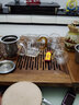 一屋窑一屋窑  玻璃功夫茶杯40ML玻璃杯无孔双层隔热杯子水杯六只装 实拍图