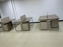 时仁（ShiRen）办公桌椅组合职员简约现代办公家具员工位卡座钢架桌 卡其色 色卡一块（定制颜色） 实拍图