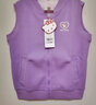 Hello Kitty儿童马甲春秋款外穿女童针织背心中大童拉链开衫童装046紫色130 实拍图