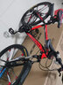 凤凰（Phoenix）山地自行车成人男女学生青少年减震变速越野公路通勤车山地车 24寸白蓝碳钢车架十刀轮 24速数字指拨（前中后全轴承） 实拍图