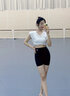 泉碧焱鲨鱼裤夏季打底裤女防走光安全裤无痕收腹提臀瑜伽裤修身芭比裤 三分鲨鱼裤【中码110-135斤】 升级无尴尬线 实拍图