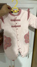 咕乐呀嘟加厚冬季120g棉婴儿连体衣保暖夹棉冬款宝宝哈衣纯棉衣服 国风繁花-【粉色120g棉】 59cm 59码【建议宝宝体重6-10斤】 实拍图
