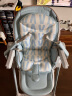 mommark婴幼儿餐椅宝宝吃饭椅便携折叠儿童餐椅多功能婴儿学坐椅免安装 赫舒尔蓝Pro（免安装/置物篮/万向轮） 实拍图