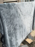 曼克顿（MANKEDUN） 牛奶绒床单单件冬季双面加厚法兰绒珊瑚绒毛毯被单加绒加厚冬天 牛奶绒加厚-绅士灰 床单：200*230cm/适用1.5m床 实拍图