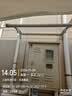 松夏户外 SONGXIA OUTDOOR简约现代大水槽铝合金雨篷门头雨搭户外阳台庭院窗户静音遮阳雨棚 加厚水槽铝合金支架+实心耐力板 伸出50*长度80cm雨棚配2个支架 实拍图