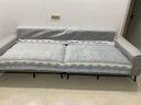 木儿家居 沙发垫坐垫防滑套罩三人沙发垫子四季通用沙发罩巾 yz海浪-灰色(灯芯绒) 一片110cm宽*240cm长 实拍图