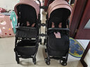 TianRui 双胞胎婴儿推车可坐可躺可折叠可拆分二胎车双人手推车宝宝bb车 Fun6代 -摩卡绿 双胞胎 实拍图