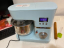 海氏 厨师机和面机料理机家用多功能揉面机打蛋器HM740 蓝 实拍图