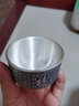 倾城银楼 银茶杯银质杯子999足银水杯食用隔热泡茶杯百福龙凤口杯实用礼品 百福具臻-大容量110ml-银重90克 实拍图