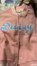 迪士尼（Disney）童装儿童女童棒球服外套肌理感学院风上衣25春DB411IE08粉110 实拍图