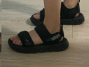 彪马（PUMA）缓震增高厚底云感防滑魔术贴凉鞋男女RS-SANDAL374862 黑色-水泥灰-02 38 实拍图
