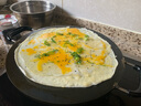 春韶煎饼锅鏊子燃气灶家用烙饼手抓饼煎锅摆摊山东摊杂粮煎饼果子工具 厚度10mm 直径32cm +工具 实拍图