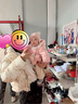巴拉巴拉童装婴儿羽绒服冬季儿童短款外套宝宝可爱萌趣甜美时尚潮女童 梦幻粉60308 73cm 实拍图