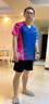 李宁（LI-NING）羽毛球服短袖套装春夏凉爽排球乒乓球赛比赛运动服时尚专业透气 女子/白色上衣/黑色裙子 套装 XL 实拍图