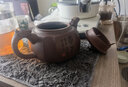 云禅尚陶紫砂壶宜兴名家纯全手工家用功夫茶具紫泥浮雕泡茶套装功夫茶具 龙行天下单壶 300ml 老紫泥款 实拍图