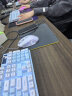 银雕(YINDIAO) K500键盘彩包升级版 机械手感 游戏背光电竞办公USB外接 全尺寸 蓝白双拼白光有线键盘 晒单实拍图