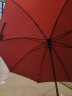 米波迪（Meebordi）加大雨伞直杆 8骨双人男士商务半自动长柄防风高尔夫红伞可定制 实拍图