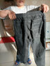 濮仕豪【两件装】春秋季牛仔裤男 宽松弹力港风潮流休闲哈伦小脚束脚裤 YD-901灰色+黑色 XL【(32-33码)体重120-140斤】 实拍图