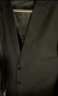 席臣加肥加大码西装外套休闲男宽松商务西服显瘦特大号胖子肥佬西服套装 两件套黑色 5XL（210-230斤） 晒单实拍图