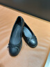爱步（ECCO）芭蕾舞鞋女 24年夏季新款牛皮圆头玛丽珍浅口单鞋 雕塑奢华222323 黑色22232301001 38 晒单实拍图