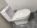 箭牌（ARROW）【国家补贴】直冲式马桶大冲力家用坐便器静音缓降盖板马桶坐便器 直冲马桶/含配件（可延期） 350mm 实拍图