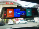 凌度行车记录仪前后双录流媒体后视镜停车监控倒车影像智能导航一体机 10英寸全屏2K主机+双镜头+64G卡 实拍图