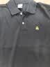 布克兄弟（BrooksBrothers）男士夏季金羊刺绣珠地网眼修身短袖Polo衫 0003-深灰色 L 实拍图
