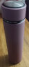 然也（RAE）保温杯304不锈钢女学生大容量带茶隔泡茶杯便携水杯子粉色R3316 实拍图