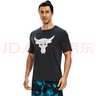 安德玛（UNDERARMOUR）UA春夏Project Rock强森男子运动休闲短袖T恤1361733 黑色003 2XL 实拍图