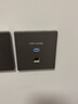 普联（TP-LINK） 全屋wifi 无线ap面板套装 全千兆5G频段家用86型poe供电墙壁路由器 3个1200M银色+5口PoE路由器(家庭版) 实拍图