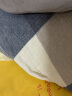 黄河口荞麦枕头颈椎枕护颈枕头枕套+枕芯荞麦壳填充枕芯+纯棉枕套荞麦枕 幽夜浅蓝 38×62cm-重约4.5斤（成人枕） 实拍图