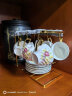 Mongdio 咖啡杯套装 小奢华螺纹国色天香红茶小精致咖啡杯礼盒 实拍图