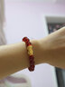 菜百首饰 黄金手链 黄金足金貔貅玛瑙手串 貔貅手链定价 HD 约1.30g（红色版） 实拍图