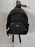 蔻驰（COACH）【品牌直供】女士COURT中号皮质黑色双肩包5666IMBLK 实拍图