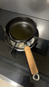 小幸福鑄鐵（KITCHEN LITTLE HAPPINESS KITCHEN）小幸福新款铸铁加深煎蛋锅泼油锅做蛋饺神器家用平底锅 18cm小油锅+玻璃盖/铲子 18cm 实拍图