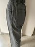 夏季老人裤子男亚麻商务休闲裤薄款男士长裤爸爸松紧腰宽松中老年人裤子爷爷 夏季薄款深灰色 XL【适合腰围2尺3-2尺5】 实拍图