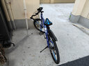 ICOLOUR自行车成人山地车变速公路车轻便运动活飞单车骑行学生越野公路车 26寸27速至尊一体轮蓝黑色 充气胎 实拍图