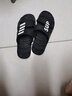 卡帝乐鳄鱼拖鞋男士休闲拖鞋浴室家居一字拖百搭凉拖鞋子 男 1492 黑白 42 实拍图