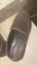 红蜻蜓休闲鞋男春夏季透气软底商务一脚蹬男士休闲鞋皮鞋 WTA7423棕色42 实拍图