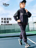 迪士尼（DISNEY）童装儿童男童长袖套装开衫裤子耐磨运动两件套春秋DB431TE12藏150 实拍图