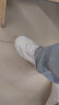 斯凯奇（Skechers）女鞋2024夏季新款镭射熊猫鞋网面透气休闲运动鞋增高老爹鞋小白鞋 白色-WHT 37 晒单实拍图