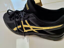 亚瑟士ASICS男鞋跑步鞋缓震透气跑鞋舒适耐磨运动鞋GEL-CONTEND 4 黑色/金色013 43.5 实拍图