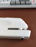 得力(deli)双电源电动订书机 电子自动装订订书器 适配24/6或26/6订书钉 办公用品 白色0489 实拍图