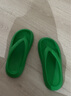 IQGD拖鞋女人字拖沙滩凉拖鞋外穿简约夏季E3004 深绿 36-37  实拍图