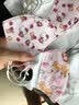 一次性儿童口罩男女透气防雾霾防尘防飞沫男童女童婴儿3D立体 女童中号(40只颜色随机)4-10岁 实拍图
