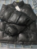 哥诺顿棉衣男港风PU棉服男面包服立领宽松帅气男士冬季外套皮夹克男棉衣 黑色 XL（121-135斤） 实拍图
