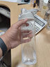 乐扣乐扣（LOCK&LOCK）人鱼线塑料水杯运动水杯夏天便携水壶带刻度提手男女水杯子 白色透明700ml 实拍图