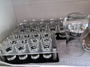 摩森 白酒杯玻璃烈酒杯子弹杯小酒杯一口杯云吞杯烧酒杯清酒杯啤酒杯： 25ml 一口杯*12+12孔亚克力杯架 实拍图